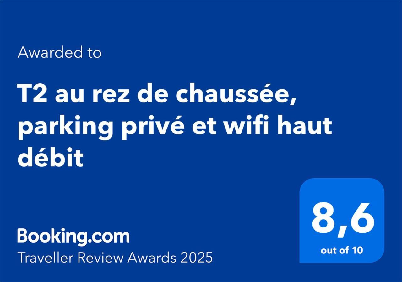 T2 Au Rez De Chaussee, Parking Prive Et Wifi Haut Debit Le Tampon Exteriér fotografie